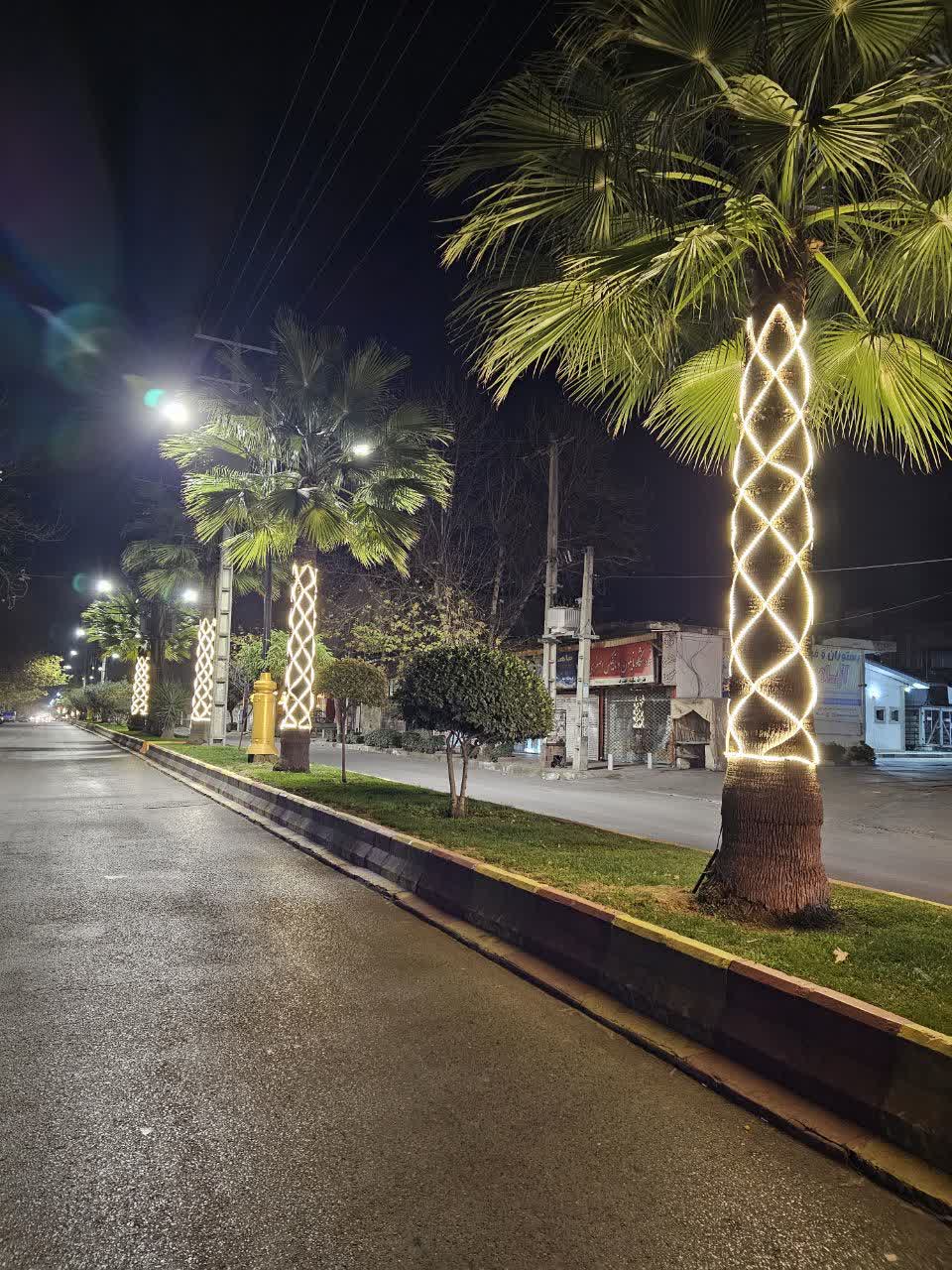 نورپردازی سیمای شهر آمل