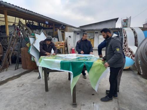 گزارش 7 12 1401 آذین بندی اعیاد شعبانیه 2 - آذین بندی به مناسبت اعیاد شعبانیه