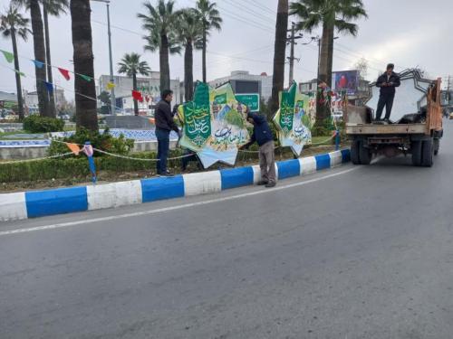 گزارش 7 12 1401 آذین بندی اعیاد شعبانیه 3 - آذین بندی به مناسبت اعیاد شعبانیه