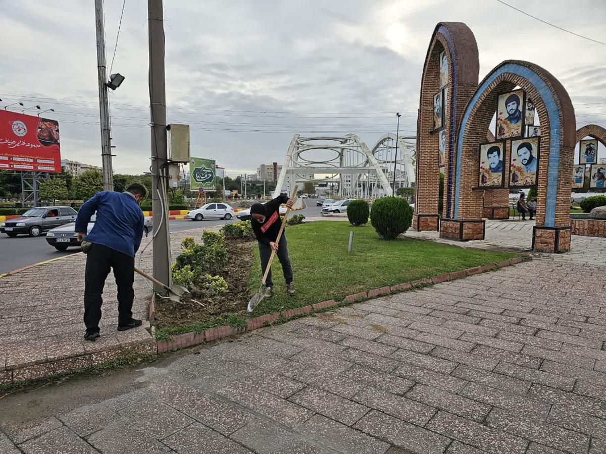 گزارش 1402 08 09 5 - بستر سازی میدان شش بهمن-1402/08/09